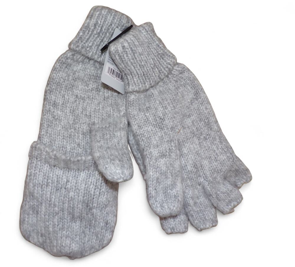 West Loop Fingerless Gloves Convert to Mittens 85% Acrylic 15% Polyester
